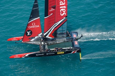 Louis Vuitton America's Cup Match Racing Day 4. Emirates Team New Zealand vs. Oracle Team USA races 7 & 8.