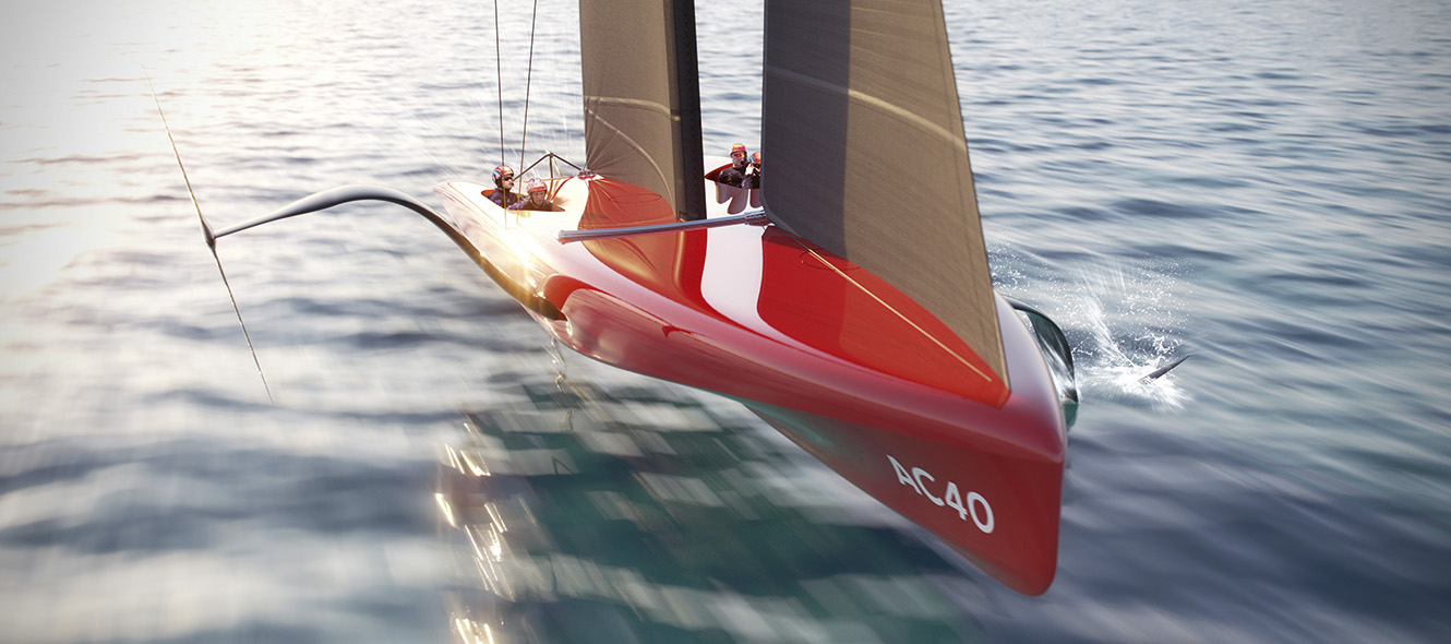 37th America’s Cup
AC40 render