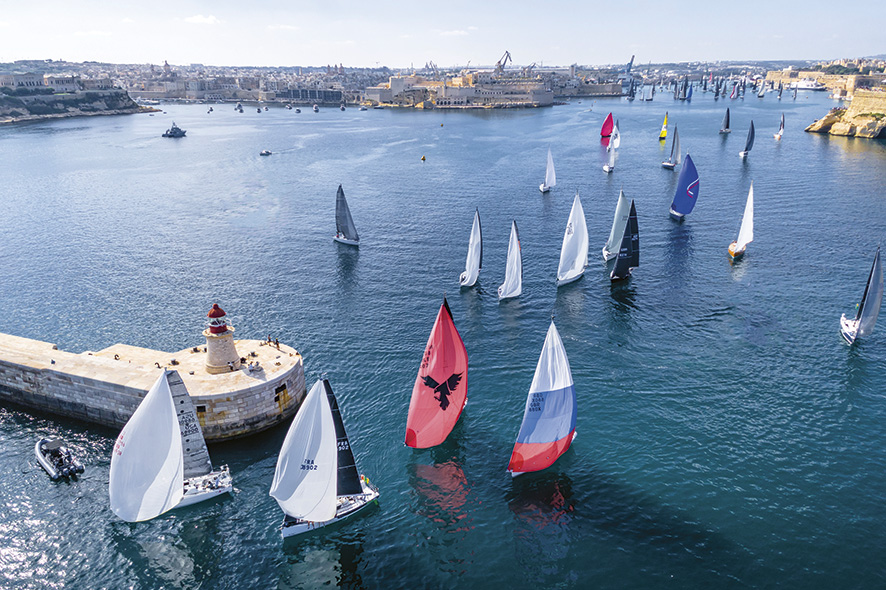 Start of the Rolex Middle Sea Race, 2022